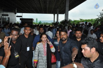 Celebrities at Vizag Airport - 28 of 42