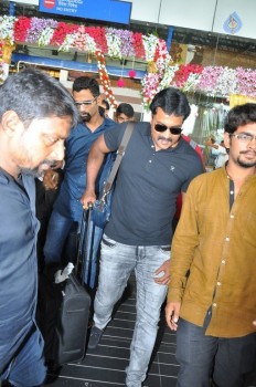 Celebrities at Vizag Airport - 35 of 42