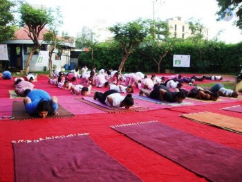 Celebrities at Yoga Day Celebrations - 2 of 23