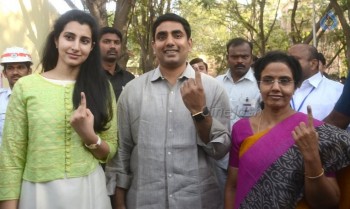 Celebrities Cast Their Votes in GHMC Elections - 16 of 32