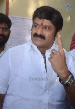 Celebrities Cast Their Votes in GHMC Elections - 23 of 32