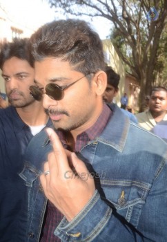 Celebrities Cast Their Votes in GHMC Elections - 31 of 32