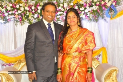 Comedian Harish Wedding Reception Photos - 15 of 29