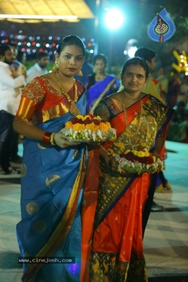 Deepthi Mamidi Organised Bathukamma Celebrations at Madhapur - 8 of 38