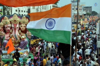 Ganesh Procession in Hyderabad 2017 - 4 of 45