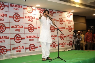 Janasena Party Press Meet at Vijayawada - 8 of 10