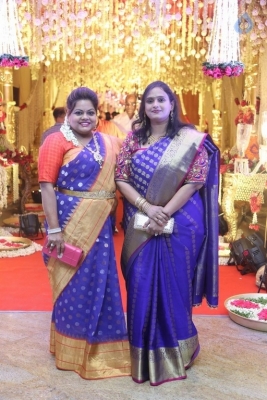 Kalamandir CMD Prasad Chalavadi Daughter Hanisha Wedding Photos - 10 of 81