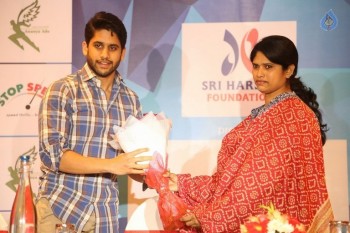 Naga Chaitanya at Sri Harsha Foundation Event - 21 of 42