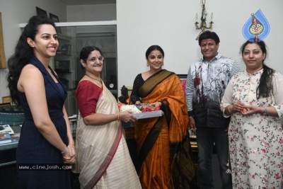 Nandamuri Family Welcomes Vidya Balan - 3 of 4