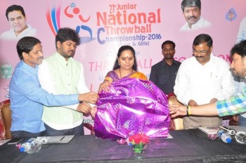 National Throwball Championship 2016 Logo Launch - 23 of 34