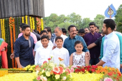 NTR Family Members Pay Tribute at NTR Ghat - 7 of 100