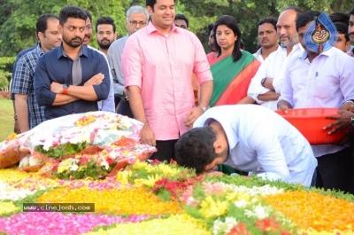 NTR Family Members Pay Tribute at NTR Ghat - 16 of 100