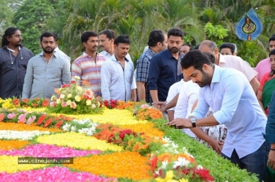 NTR Family Members Pay Tribute at NTR Ghat - 18 of 100