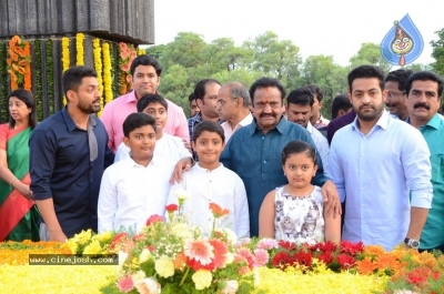 NTR Family Members Pay Tribute at NTR Ghat - 20 of 100