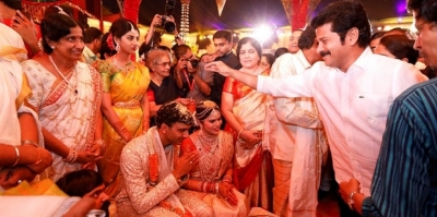 NTV Director Narendra Chowdary Daughter Rachana Wedding - 2 of 10