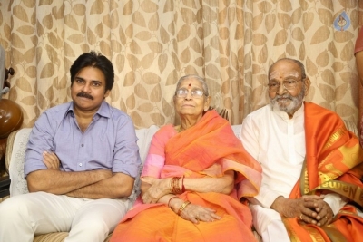 Pawan Kalyan and Trivikram Meets K Vishwanath - 3 of 77