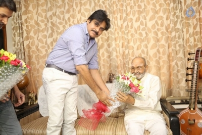 Pawan Kalyan and Trivikram Meets K Vishwanath - 49 of 77