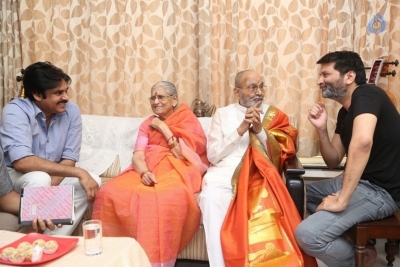 Pawan Kalyan and Trivikram Meets K Vishwanath - 56 of 77