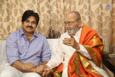 Pawan Kalyan and Trivikram Meets K Vishwanath - 60 of 77