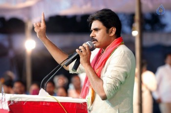 Pawan Kalyan at Cheneta Garjana - 7 of 7