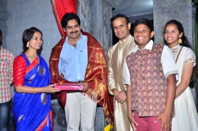 Pawan Kalyan Visits Andhra Prabha Ganapathi Pooja Photos - 19 of 41