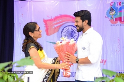 Ram Charan Celebrates Independence Day In Chirec School - 2 of 60