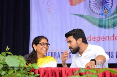 Ram Charan Celebrates Independence Day In Chirec School - 24 of 60