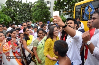 Ram Charan Celebrates Independence Day In Chirec School - 39 of 60