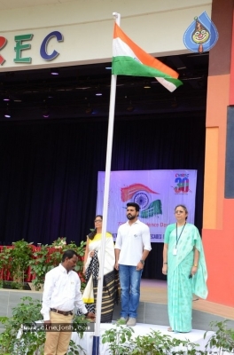 Ram Charan Celebrates Independence Day In Chirec School - 50 of 60