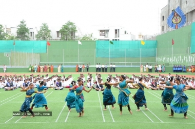 Ram Charan Celebrates Independence Day In Chirec School - 55 of 60