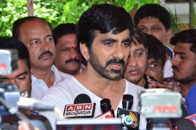 Raviteja at His Brother Bharath 11th Day Ceremony - 6 of 13