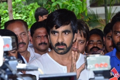 Raviteja at His Brother Bharath 11th Day Ceremony - 8 of 13