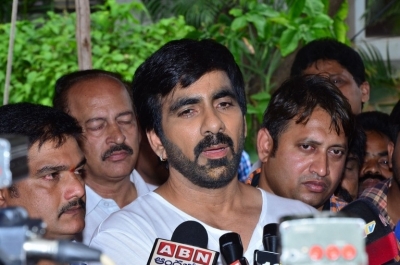 Raviteja at His Brother Bharath 11th Day Ceremony - 10 of 13
