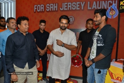 Sai Dharam Tej Launches Sunrisers Hyderabad T Shirt  - 1 of 34
