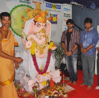 Sai Dharam Tej at BIG Green Ganesha - 7 of 15
