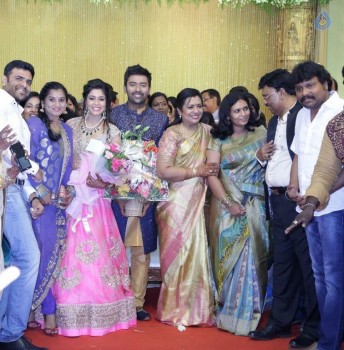 Shanthnu and Keerthi Wedding Reception Photos - 37 of 126