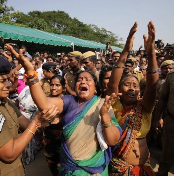 Tamil Nadu CM Jayalalithaa Final Journey Photos - 73 of 147