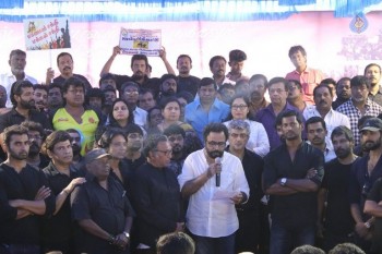 Tamil Stars at Jallikattu Support Protest - 21 of 27
