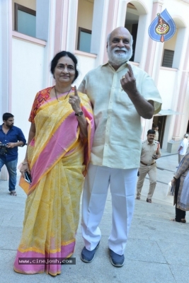 Tollywood Celebrities Cast Their Vote - 31 of 61