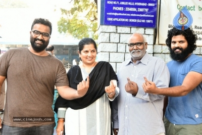 Tollywood Celebrities Cast their Votes  - 33 of 63