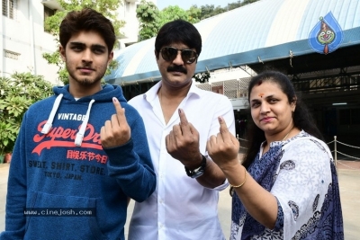 Tollywood Celebrities Cast their Votes  - 57 of 63