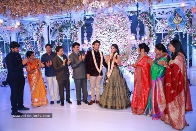 Uday Bhargav And Naga Sabitha Wedding Reception Photos - 27 of 42