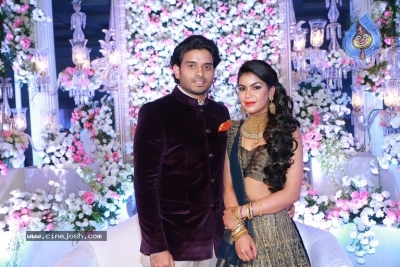 Uday Bhargav And Naga Sabitha Wedding Reception Photos - 28 of 42