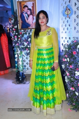 Uday Bhargav And Naga Sabitha Wedding Reception Photos - 31 of 42