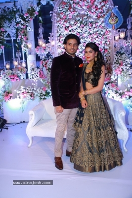 Uday Bhargav And Naga Sabitha Wedding Reception Photos - 40 of 42