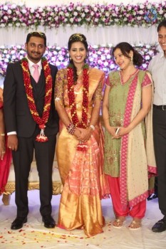 Jayalakshmi and Vinay Kumar Chowdhary Wedding Reception - 1 of 37