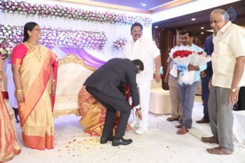 Jayalakshmi and Vinay Kumar Chowdhary Wedding Reception - 3 of 37