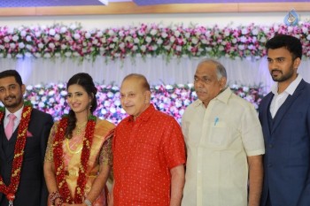 Jayalakshmi and Vinay Kumar Chowdhary Wedding Reception - 4 of 37