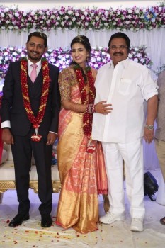 Jayalakshmi and Vinay Kumar Chowdhary Wedding Reception - 11 of 37