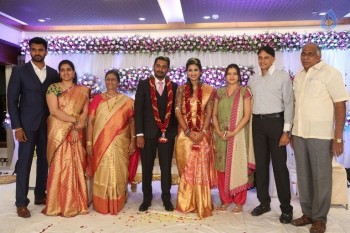 Jayalakshmi and Vinay Kumar Chowdhary Wedding Reception - 12 of 37